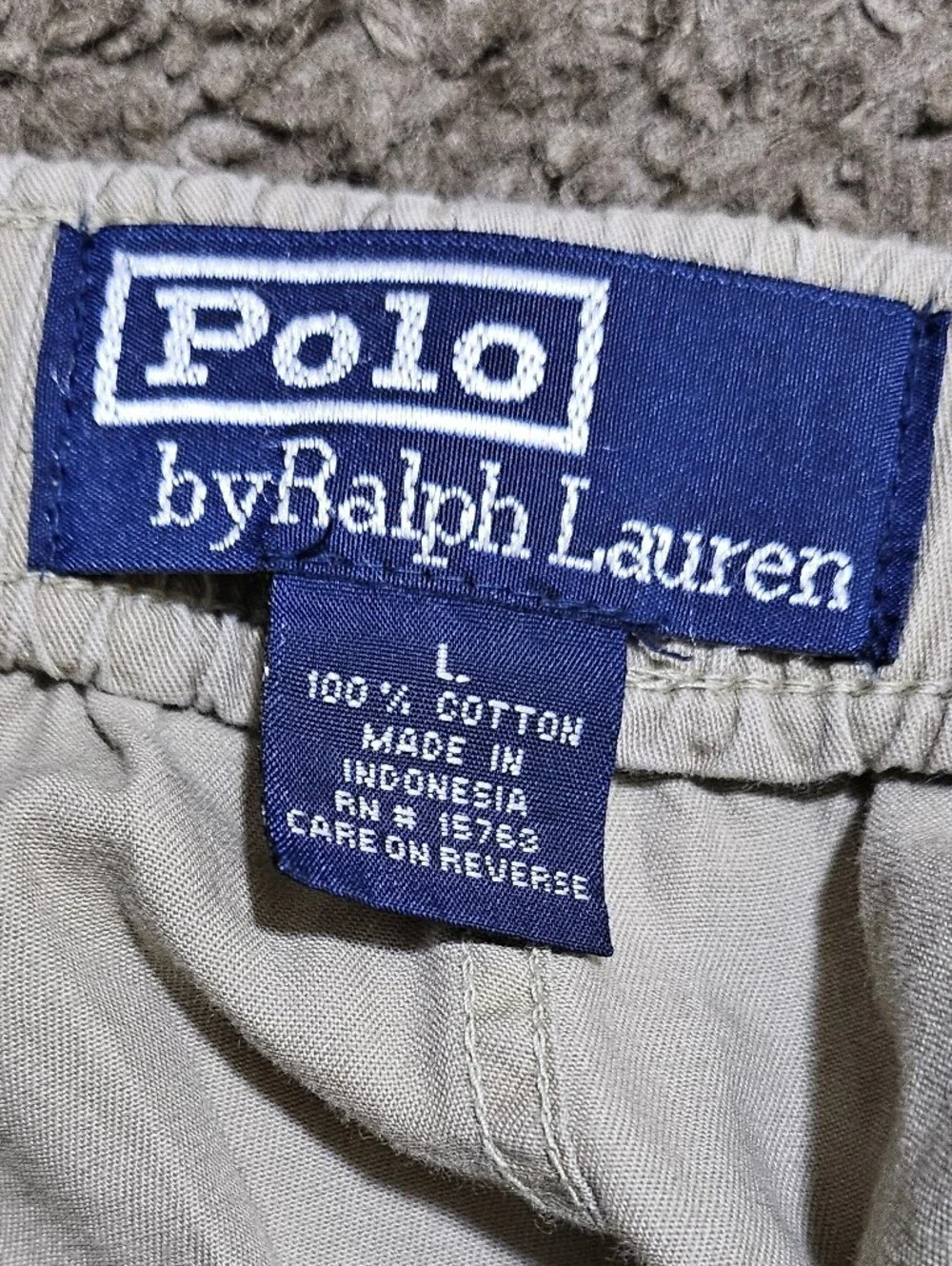 POLO RALPH LAUREN MEN'S LOUNGE PANTS SIZE L TAN